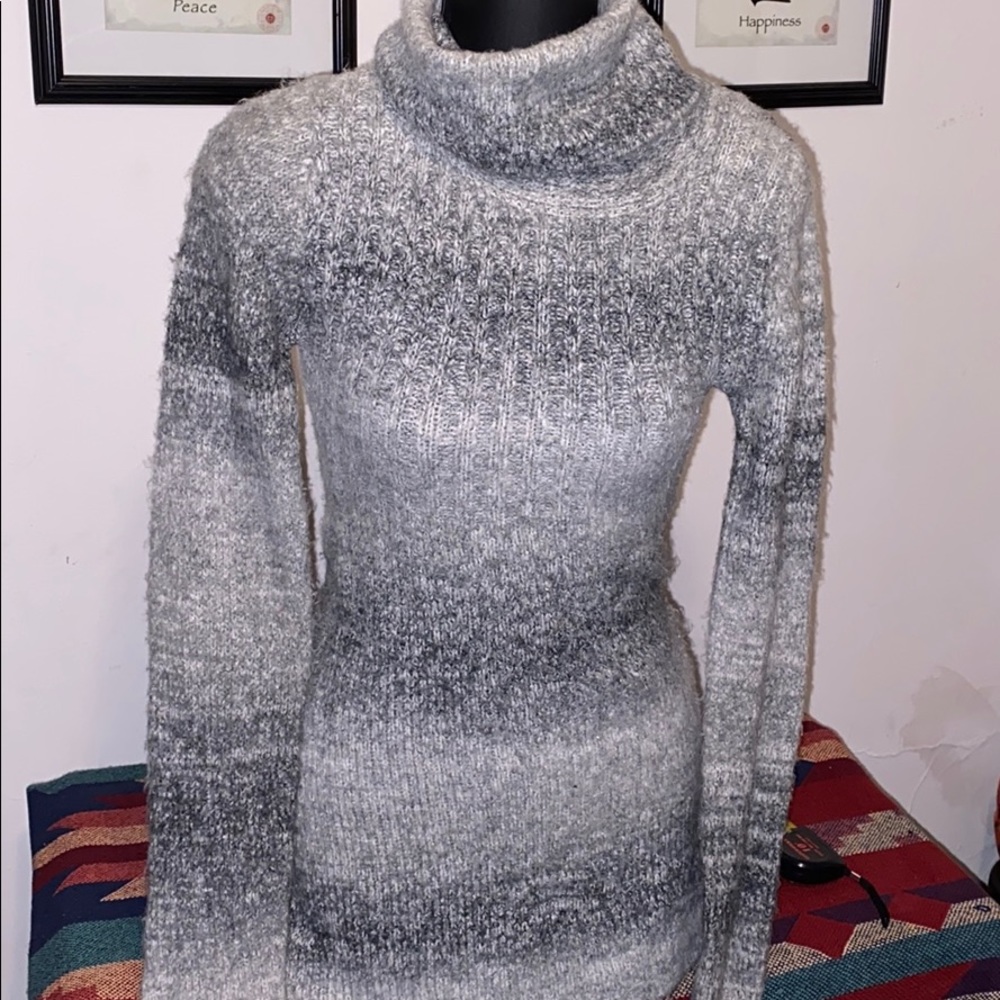 Fleece sweater top/dress size small